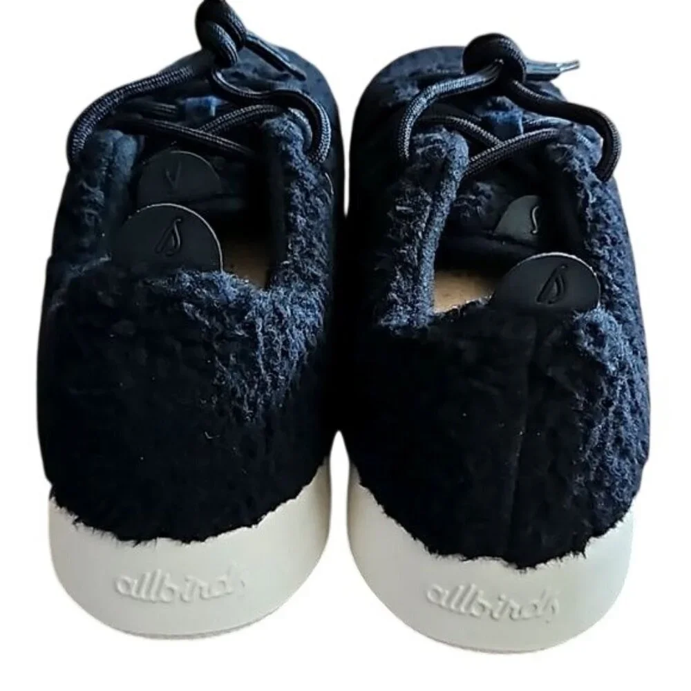 allbirds Merino Wool Runner Fluff Sneakers Size 11 Men's New Black Comfort